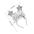 thumbnail image 2 of BESTYASH 2Pcs Silver Star Bopper Headbands with Happy New Year Banner for Festive Wear, 2 of 6