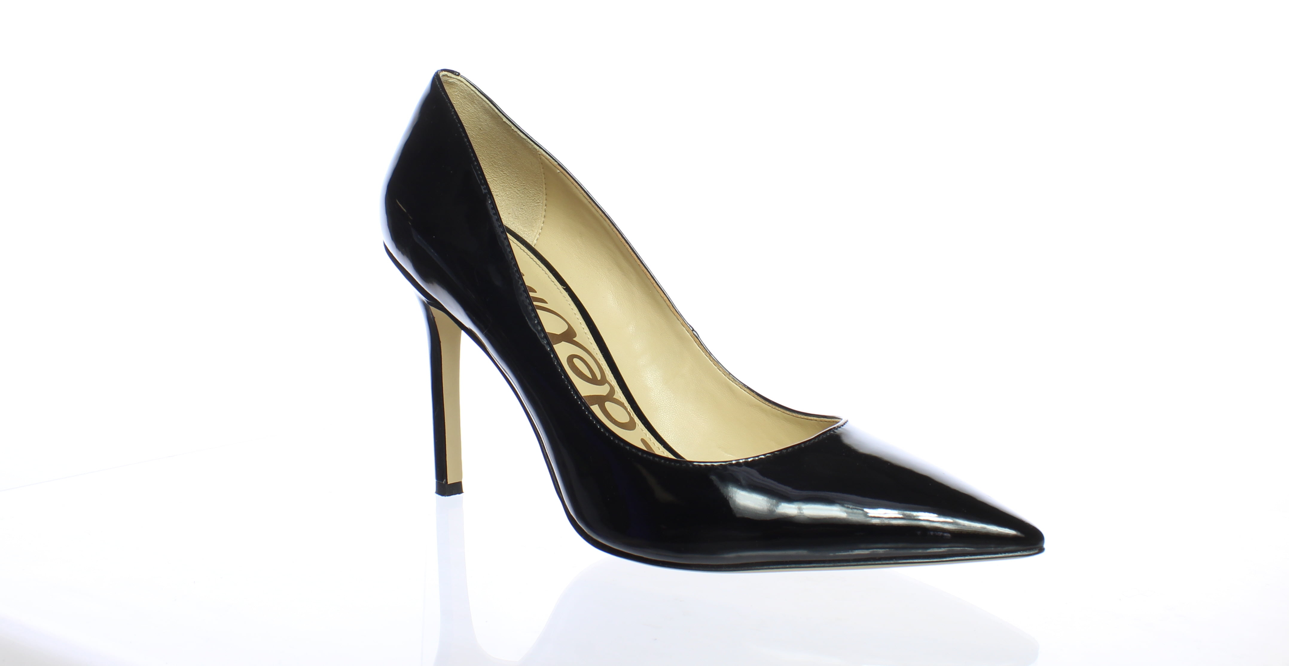 Sam Edelman - Sam Edelman Womens Hazel Black Patent Pumps Size 8.5 - Walmart.com - Walmart.com