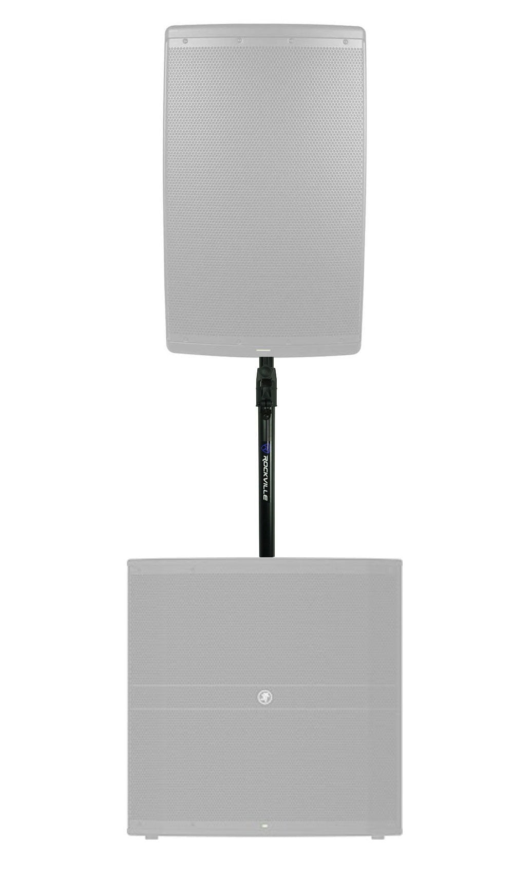 Rockville M20 Thread Air Assist Subwoofer to Speaker Pole Mount For JBL