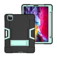 thumbnail image 6 of iPad Pro 11 2nd Generation 2020 Case for Kids, Allytech Hybrid Rugged Heavy Duty Protection Shock-Absorption Impact Resistant Kickstand Defender Cover for Apple iPad Pro 11 2020, Black/Aqua, 6 of 8