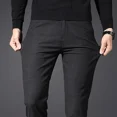 thumbnail image 3 of Pantalones De Traje Con Cuadros Para Hombre Casuales, 3 of 8