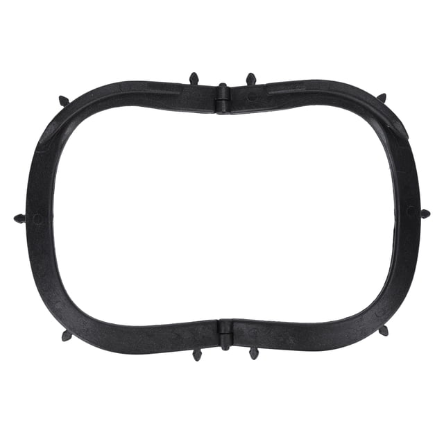 BRI Marco de dique de goma, accesorio profesional de soporte de marco de dique Dental plegable de plástico negro para operación Dental