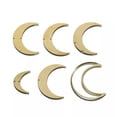 thumbnail image 2 of GKNET Raw Brass Celestial Crescent Moon Pendants Charms For Diy Earring Delicate Jewelry Making-Moon 10 (10pcs), 2 of 9