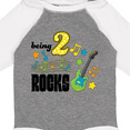 thumbnail image 4 of Inktastic Being Two Rocks- second birthday Boys or Girls Long Sleeve Baby Bodysuit, 4 of 5