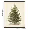 thumbnail image 3 of Christmas Wall Art Prints Vintage Christmas Decor Christmas Tree Pictures Pine Tree Botanical Winter Posters Xmas Canvas Painting for Bedroom Bathroom Living Room Office Decor (8" x 10"-Unframed), 3 of 6