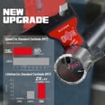 thumbnail image 3 of EZARC Obsidian Carbide Oscillating Saw Blades, Muti-Material Oscillating Tool Blade Quick Release for Hard Metal, Nails,, 3 of 7