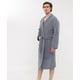 thumbnail image 2 of Bata de baño TESSO HOME Gris caballero de microfibra extrasuave, 2 of 2