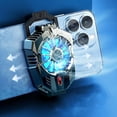thumbnail image 3 of Phone Cooler, Mobile Phone Heatsink For Gaming, Adjustable Solid State Fast Cooling Fan For Smartphones, Second Speed(silver Plating), 3 of 5
