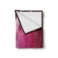thumbnail image 2 of Theatre Soft Flannel Fleece Throw Blanket, Stage Aubergine Drapes Curtains Actor and Actress Watching a Play Illustration, Cozy Plush for Indoor and Outdoor Use, 50" x 70", Fuchsia Pink, by Ambesonne, 2 of 5