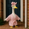 thumbnail image 5 of Bathrobe Style Porch Goose Clothing Set – Cozy Garden Decor Outfit, Cute Patio Ornament Costume for Farmhouse, Porch, and Home Decoration, 5 of 5