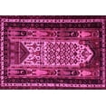 thumbnail image 1 of Ahgly Company Indoor Rectangle Persian Pink Traditional Area Rugs, 6' x 9', 1 of 4