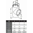 thumbnail image 3 of M & G Duravent 8DVL-T 8 Inch  Dura-Vent DVL Double-Wall Tee With Cover, 3 of 5