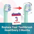 thumbnail image 5 of Toothbrush Heads Replacement Compatible with Colgate Hum Toothbrush - Brush Heads Replacement Compatible with Hum Smart Battery Toothbrush, Green, 6 Pack, 5 of 5