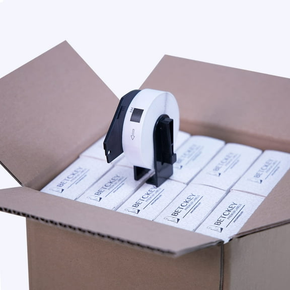 Compatible File Folder Labels Replacement for Brother DK-1203 (2/3" x 3-7/16"), Use with Brother QL Label Printers [20 Rolls/6000 Labels]