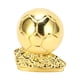 thumbnail image 1 of Adorno conmemorativo de partido de fútbol de Metal, premio Globo de Oro de 3cm para decoración de fanáticos, 1 of 5