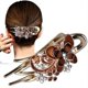 thumbnail image 1 of Alligator Hair Clips for Styling, Hair Claw Clips for Thick Long Hair, Styling Hair Clips with Rhinestone Flower Butterfly, Hair Barrettes for Women F, 1 of 4