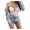White, variant on Lace Bra Sling Push Up Cup Supportive Bra See-through Crochet Lace Bra Hollow Bandage Brassiere