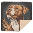 thumbnail image 6 of WOBOGO Brown Pit Bull Illustration Baby Playmats Extra Large Waterproof Rollable Activity Pads for Toddlers 50×50inch, 6 of 7