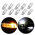 thumbnail image 4 of Pack of 10 T10 Car Interior Light Replacement LED Wedge License Plate Light Dome Light Indicator Light Reading Light Yellow Lighting, 4 of 10