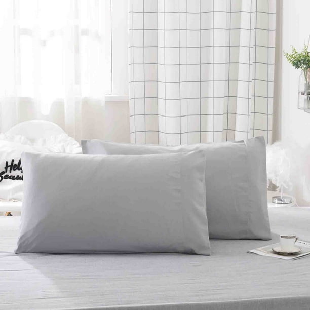Funda de almohada para el cuerpo, ideal para quienes duermen con calor y sudan por la noche. Terciopelo suave, transpirable y de longitud completa. 2 piezas. Comodidad para verano e