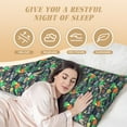 thumbnail image 4 of Disketp Dinosaur Plays Soccer Print Body Pillow Cover - Super Soft 20x54 Body Pillow Case,Long Side Hidden Zipper, 4 of 8