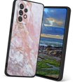 thumbnail image 1 of Pink-Marble21-287 Phone Case, Degined for Samsung Galaxy A52 5G Case Men Women, Flexible Silicone Shockproof Case for Samsung Galaxy A52 5G, 1 of 1
