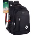 thumbnail image 1 of Mochila Escolar Europea Americana Para Estudiantes De Gran Capacidad Para Escuela Secundaria De Negocios De Moda, 1 of 4