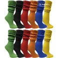 thumbnail image 4 of Yacht & Smith 12 Pack Womens Cotton Slouch Socks, Womans Knee High Boot Socks (Assorted), 4 of 5