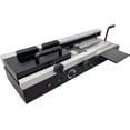 thumbnail image 3 of EQCOTWEA Manual Hot Melt Glue Binder Wireless Document Book Binding Machine with Double Roller Applicator, 3 of 11