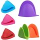 thumbnail image 1 of Juego de 6 uds. De manoplas de silicona para horno con pinzas para cocinar, solución resistente al calor para cocina (rojo, naranja, azul, verde, rosa, rojo, púrpura) Xemadio LN-2104, 1 of 8