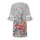 thumbnail image 5 of Vestidos informales de verano para mujer, túnica de fiesta de manga 3/4, vestido a media pierna con cuello en V informal bohemio con estampado de Cachemira y encaje con cuello en V Pompotops  hdfakjf6014, 5 of 5