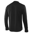 thumbnail image 3 of HOOMEUMY Mens Drawstring Retro Shirts Basic Long Sleeve Shirts Fashion 2025 Trendy Classic Solid Design V-Neck Tops Breathable Blouse Casual Black S, 3 of 8
