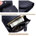 thumbnail image 4 of TAZAG Simple genuine leather coin wallet card bag for men and women new soft cowhide short multi-functional small wallet, 4 of 5
