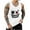 White, variant on Teissuly Men's Tank Colorless Gradient Printing Round Neck Thin Strap Leakage Back Regular Casual Sports Tank Blouses