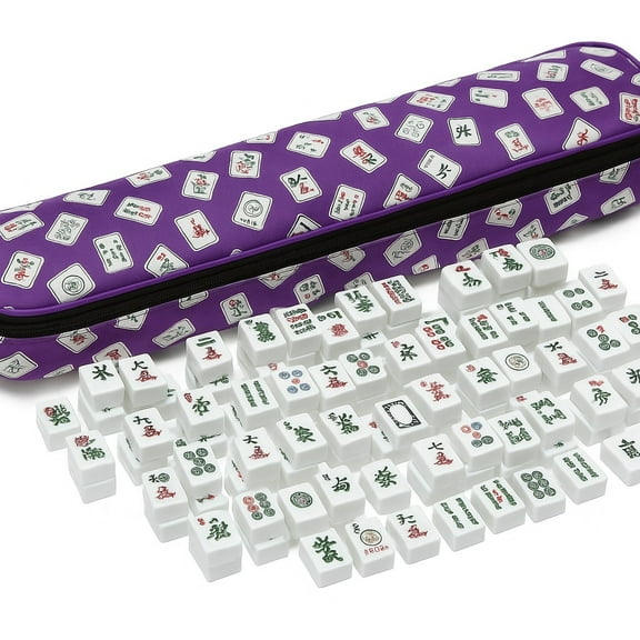 Mah Jongg Direct Multi-Purpose XL-Purple Tile/Rack Color Zippered Case, 1 pack