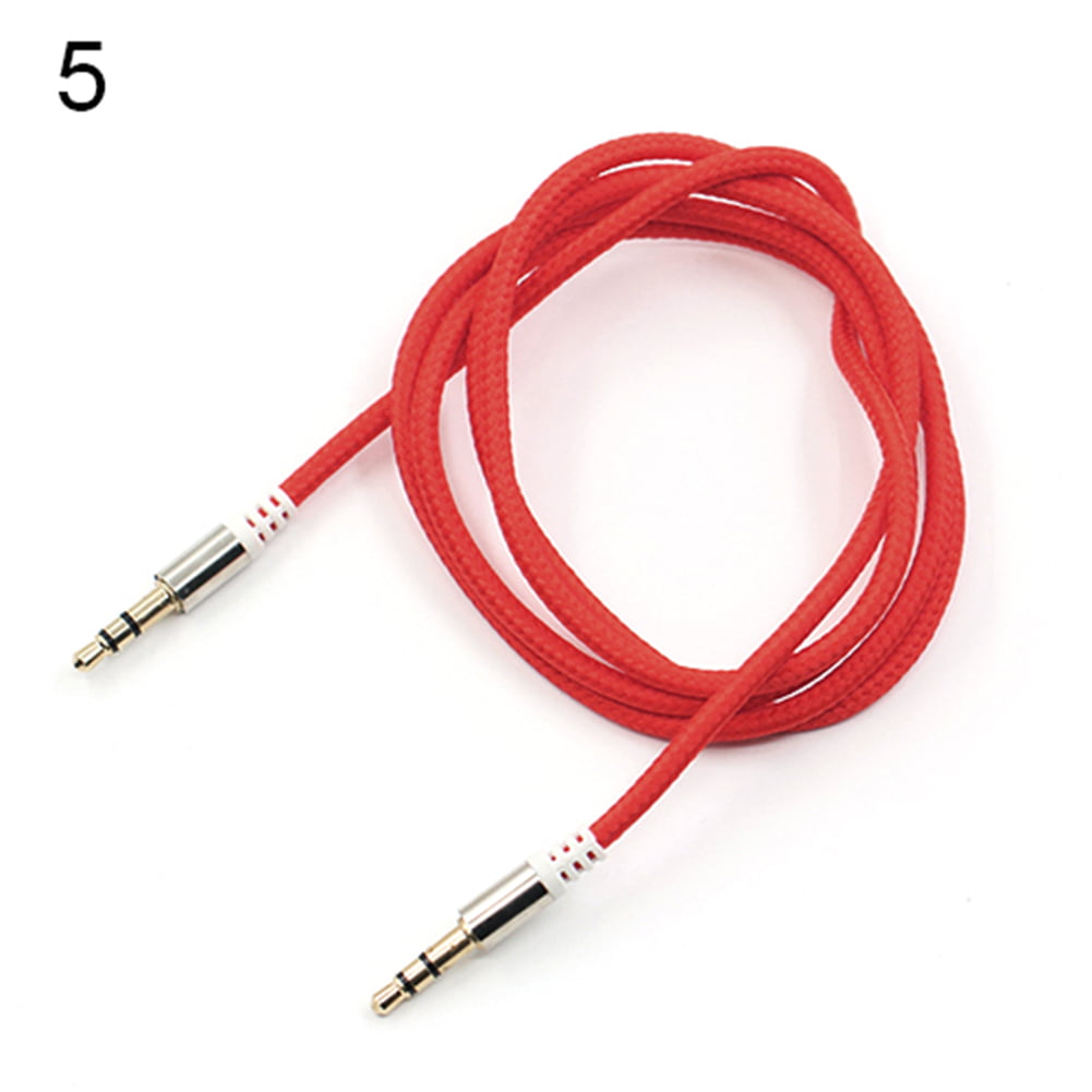 Gold 3.5mm Male to Male Car Aux Auxiliary Cord Stereo Audio Cable for Phone iPod 