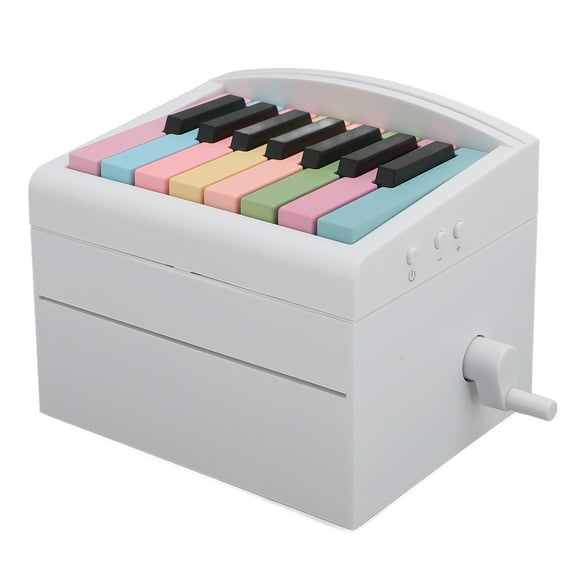 Calendrier Piano 2024, Calendrier Mini Piano Jouable, Calendrier Piano Rechargeable 15 Touches avec 52 Cartes Calendrier Hebdomadaire Calendrier Piano Pratique, Taille Portable, Cadeaux Élégants