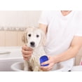 thumbnail image 6 of SCRUBIT Dog Bath Scrubber Rubber Curry Comb & Pet Grooming Brush with Non-Slip Grip, Blue, 6 of 8