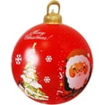 thumbnail image 2 of Venta de bolas inflables de Navidad, 60 cm, grandes, para exteriores, de PVC, para Navidad, inflables gigantes, reutilizables, muñecos de nieve de Papá Noel, para decoración de jardín y patio de Navid, 2 of 5
