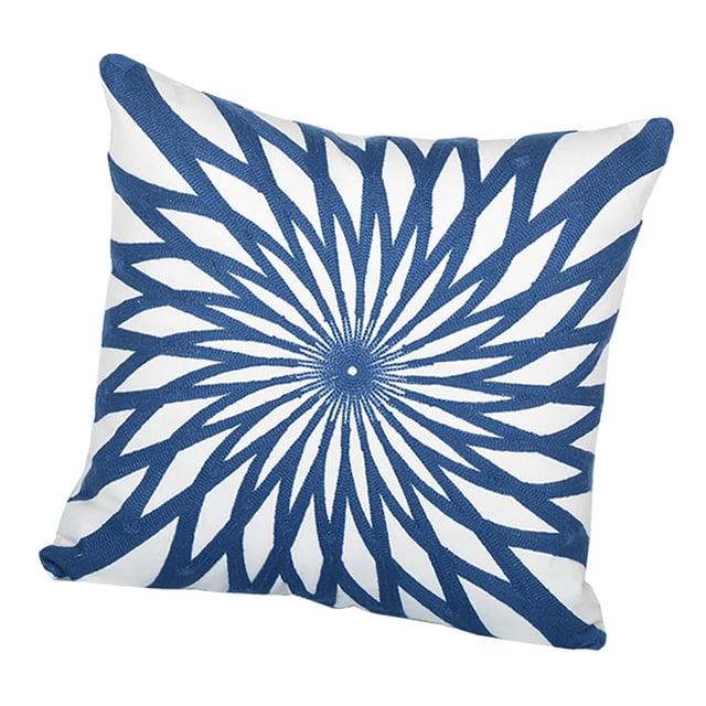 1 pieza funda de almohada bordada decoración cuadrada creativa 45x45cm A Gloria Funda de almohada bordada