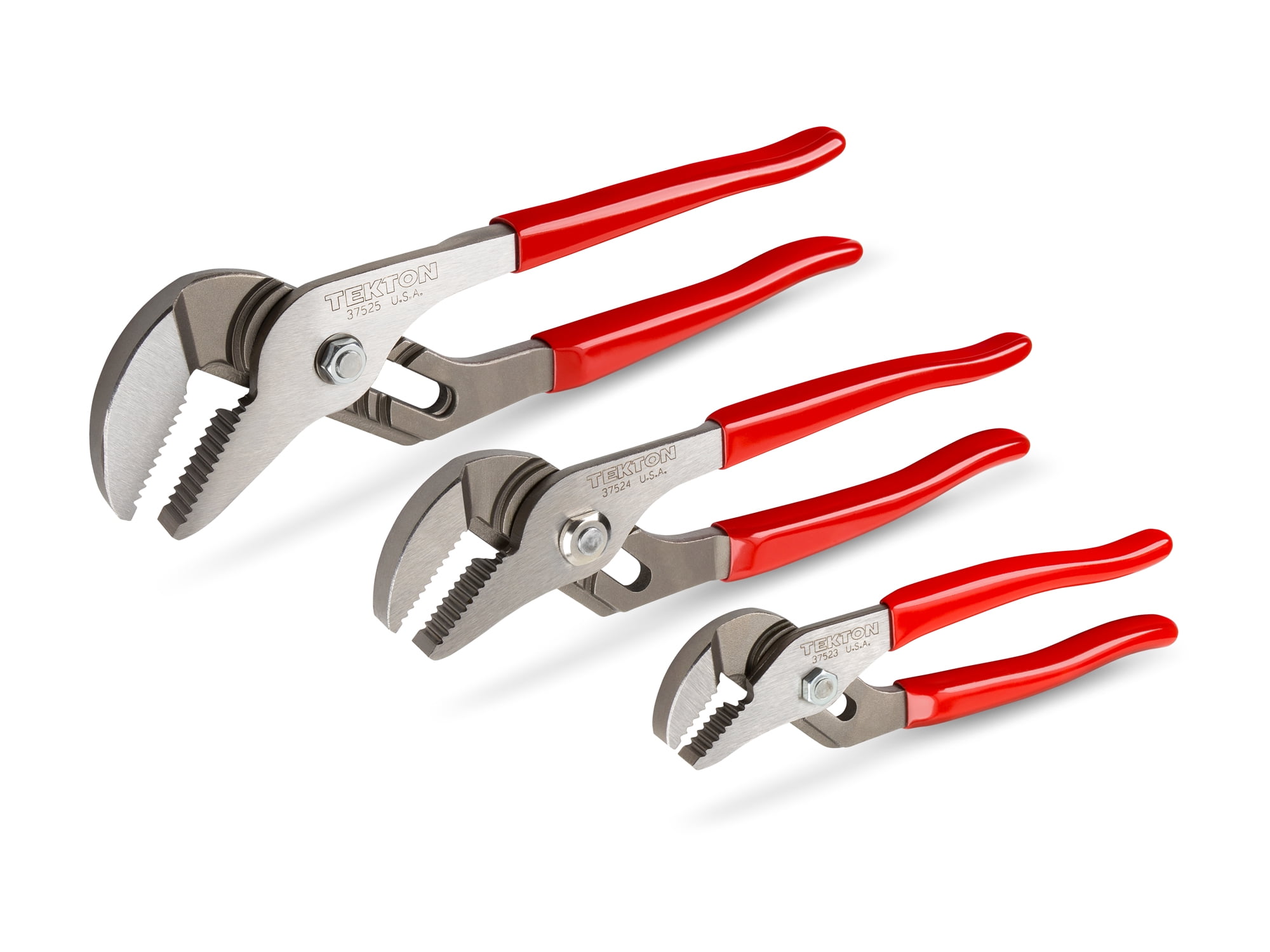 TEKTON Groove Joint Pliers Set, 3Piece (7, 10, 123/4 in.) 90394