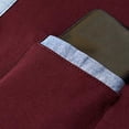 thumbnail image 4 of UVEASISHA Big and Tall Polos Shirts for Men Lightweight Loose Fit Golf Shirts Stylish Contrast Neck Long Sleeve Work Shirt with Chest Pocket Sales Today Clearance,Red,3XL, 4 of 6