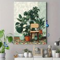 thumbnail image 4 of Tropical Leaf Monstera Potted Canvas Print, Suitable for Living Room, Bedroom, Office, Cafe, Nursery, 4 of 8