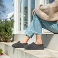 thumbnail image 2 of Women's Fuzzy Curly Fur Memory Foam Loafer Slippers with Polar Fleece Lining, 2 of 5