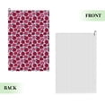 thumbnail image 2 of Lsque Rose Flowers Premium Golf Towel - Ultra Absorbent and Quick Drying Microfiber Towel with Carabiner - Gift for Men -24" X 16", 2 of 8