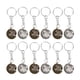 thumbnail image 2 of Accesorio de joyería de bricolaje: 48 llaveros de cúpula de cristal con base colgante de rotación., 2 of 10