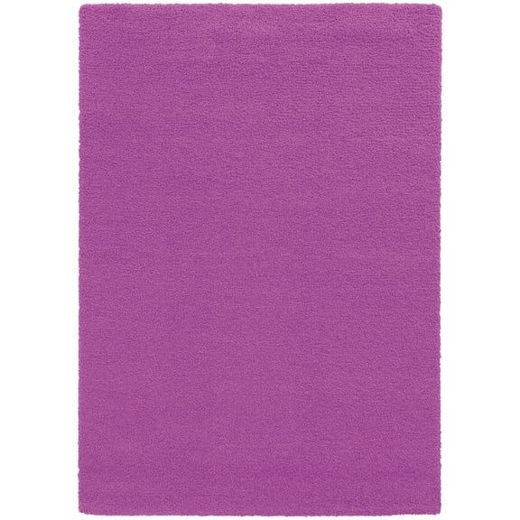 Pantone Focus Area Rug 4849L Purple Shag Woven 9' 10" x 12' 10" Rectangle