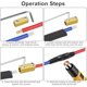 thumbnail image 5 of Kit de 20 Tuercas para Conectores de Cables de 20 Amperios, Conector de Acoplamiento de Calibre 10 AWG, Terminal de Cableado Rápido de Empalme, con Tubo Termorretráctil, 5 of 5