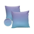 thumbnail image 2 of Outdoor Throw Pillow Cover Ombre Art Purple and Blue Color Waterproof Cushion Covers 2 Pack Abstract Minimalist Gradient Pillow Cases Home Decoration for Patio Garden Couch Sofa, 2 of 7