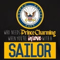 thumbnail image 3 of CafePress - Navy Prince Charming Dark T Shirt - Men's Classic Graphic Cotton T-Shirt, 3 of 4